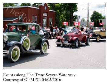 Many events, fairs and festivals each year along The Trent Severn Waterway