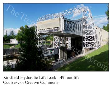 Kirkfield Lift Lock - lock 36 with a 49 foot lift 